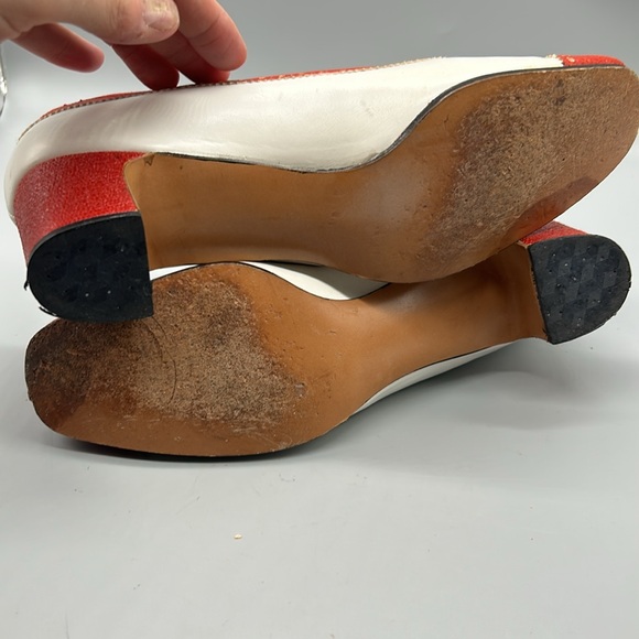 Vintage Pin Up Girl Heels Retro Flapper Heels - Picture 9 of 9